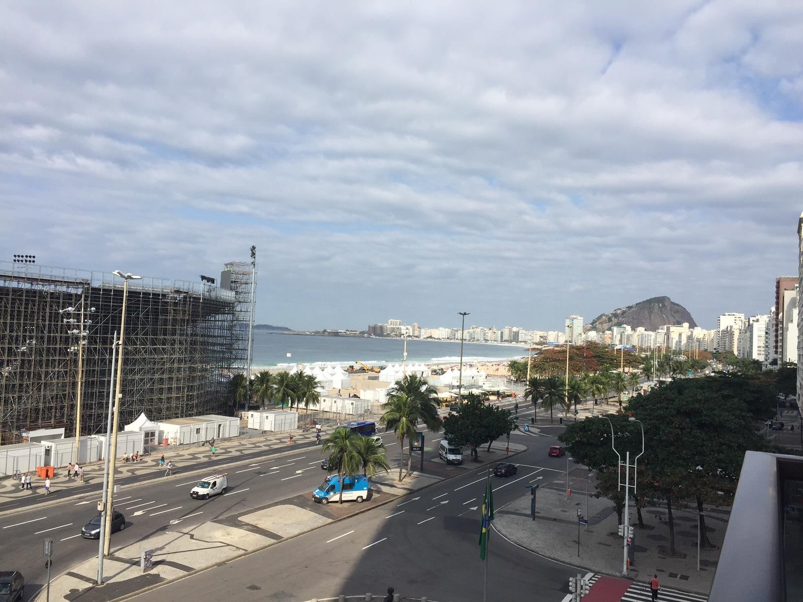 View of Part of Copacabana beach
