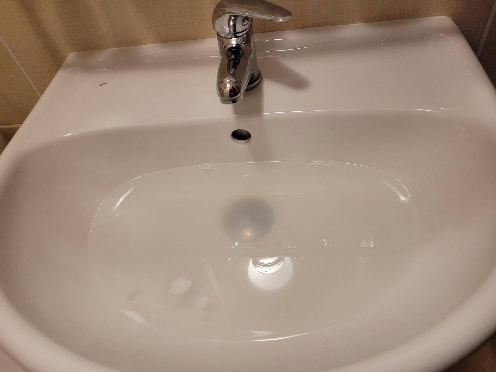 Water not draining from the sink