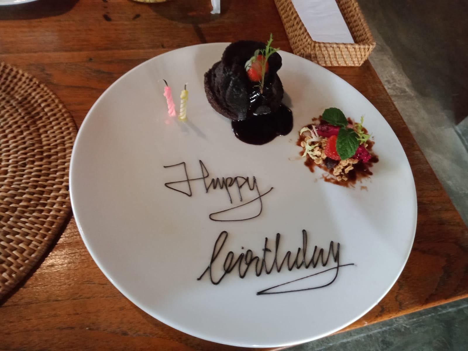 Thanks for my very sweet cake. I loved it
