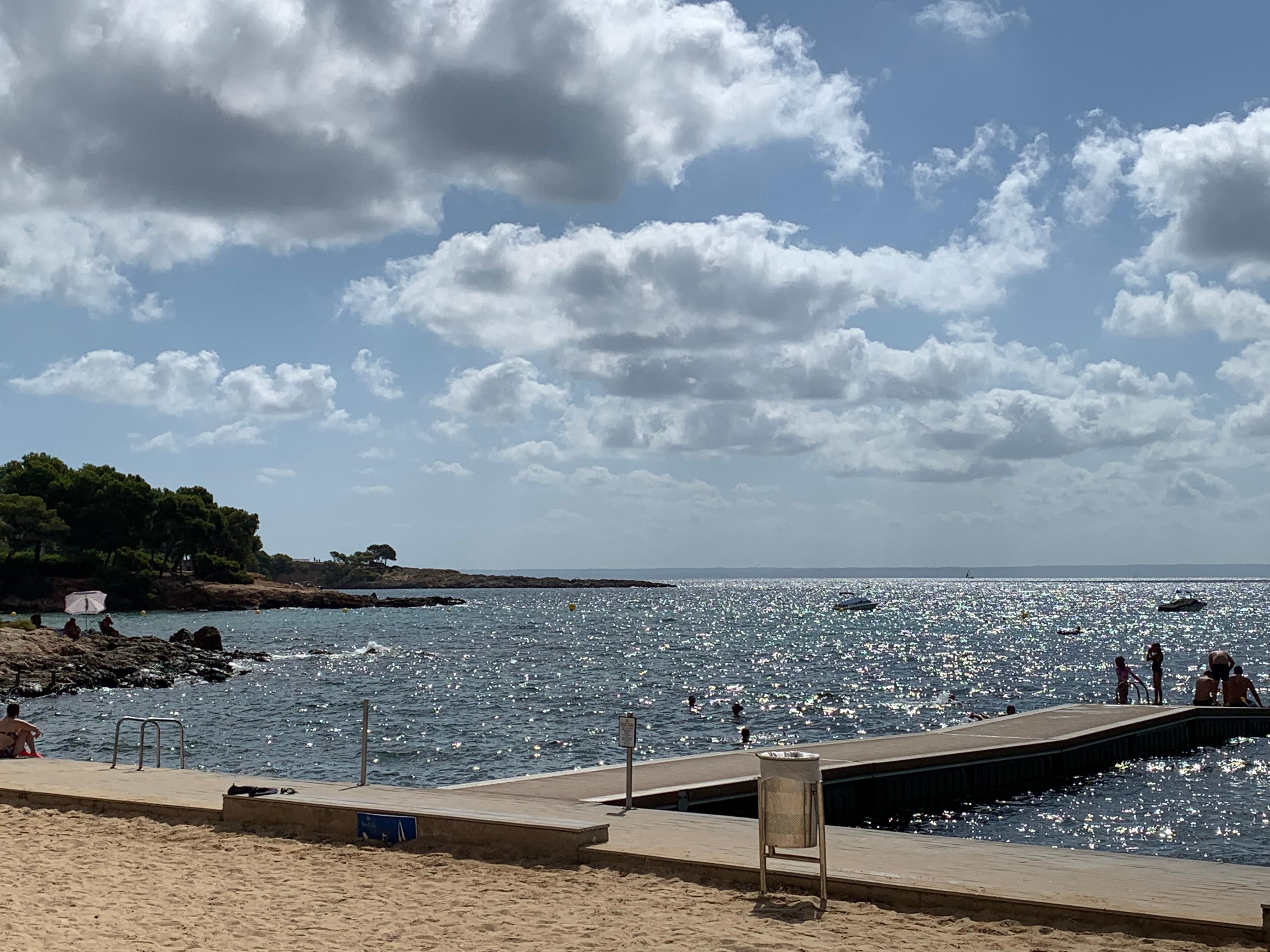 The beach 