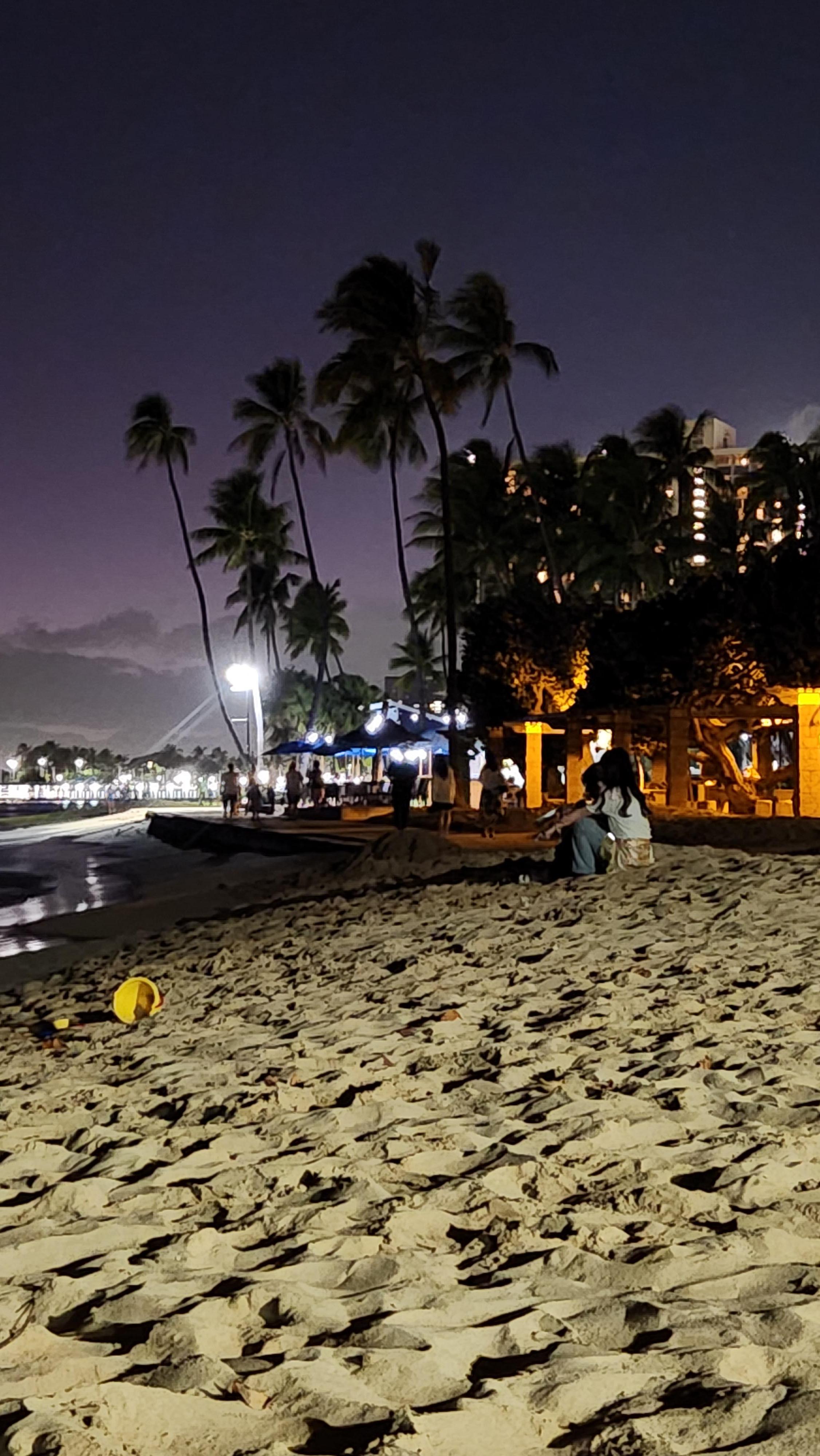 From beach right outside complex facing towards sunset