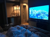 BambooGarden Bedroom 巨大スクリーンTV