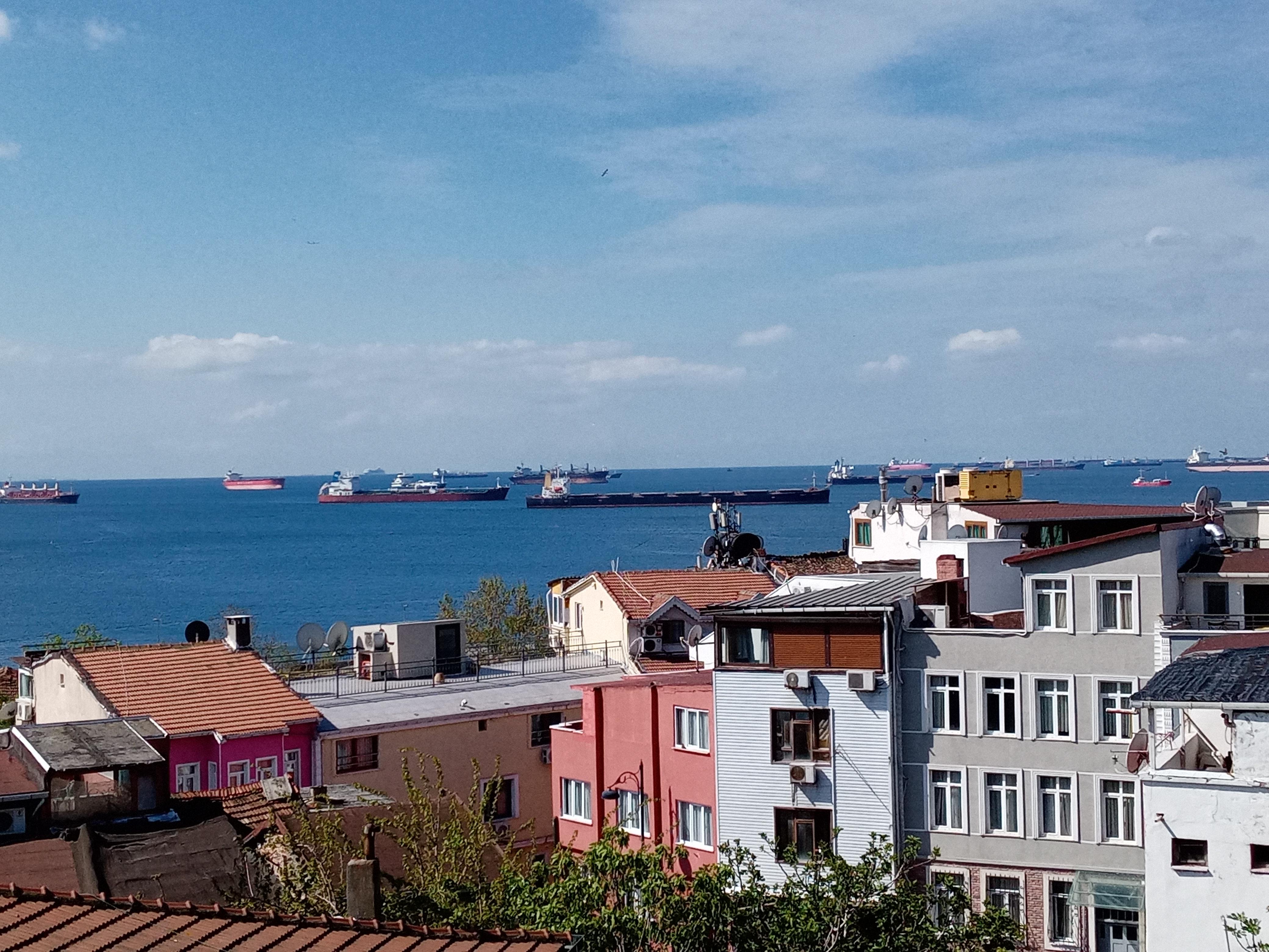 View from the terrace next to the dining room.