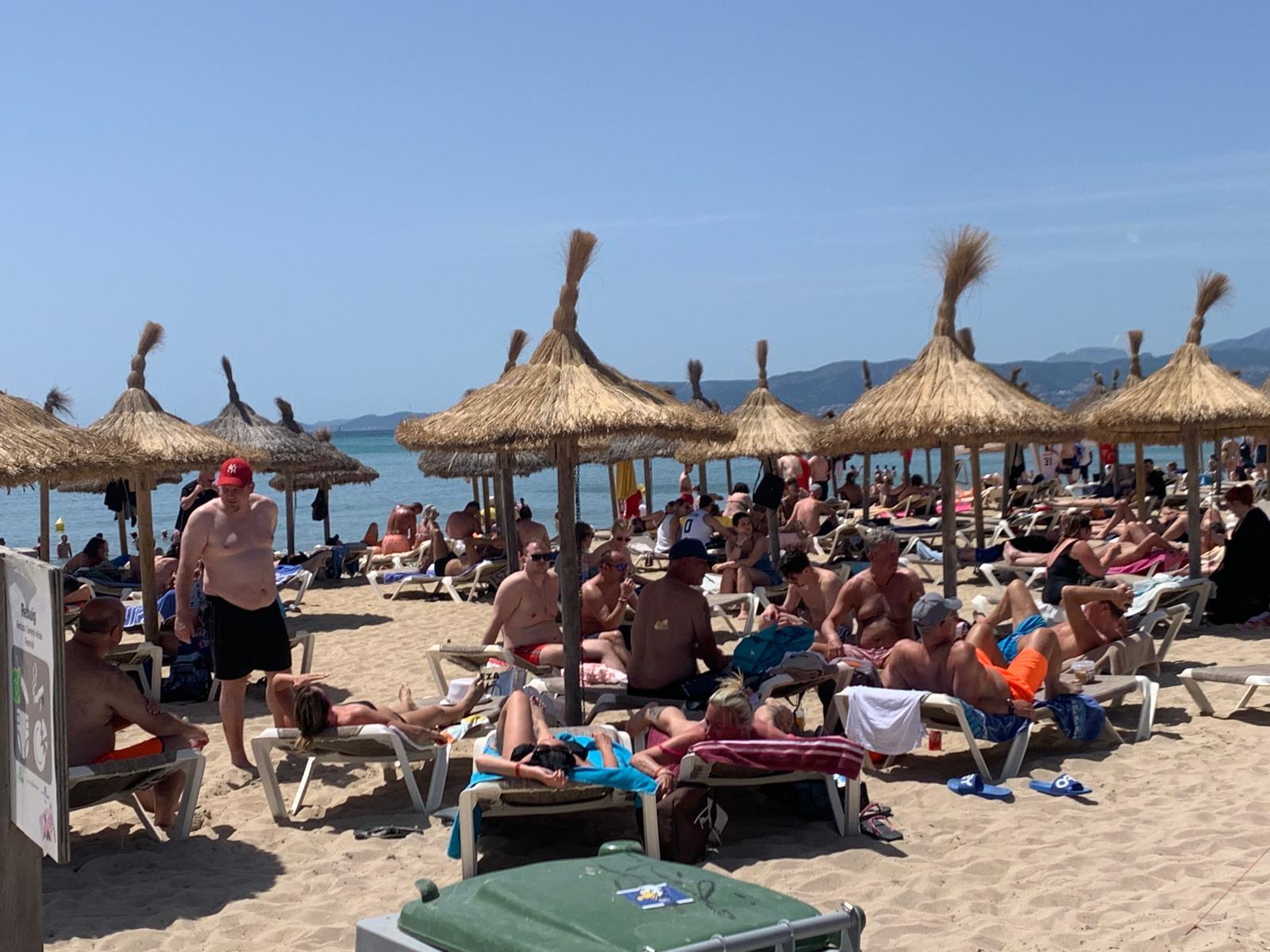 Lovely facilities on the beach. Umbrellas, sun lounges , massage tables 