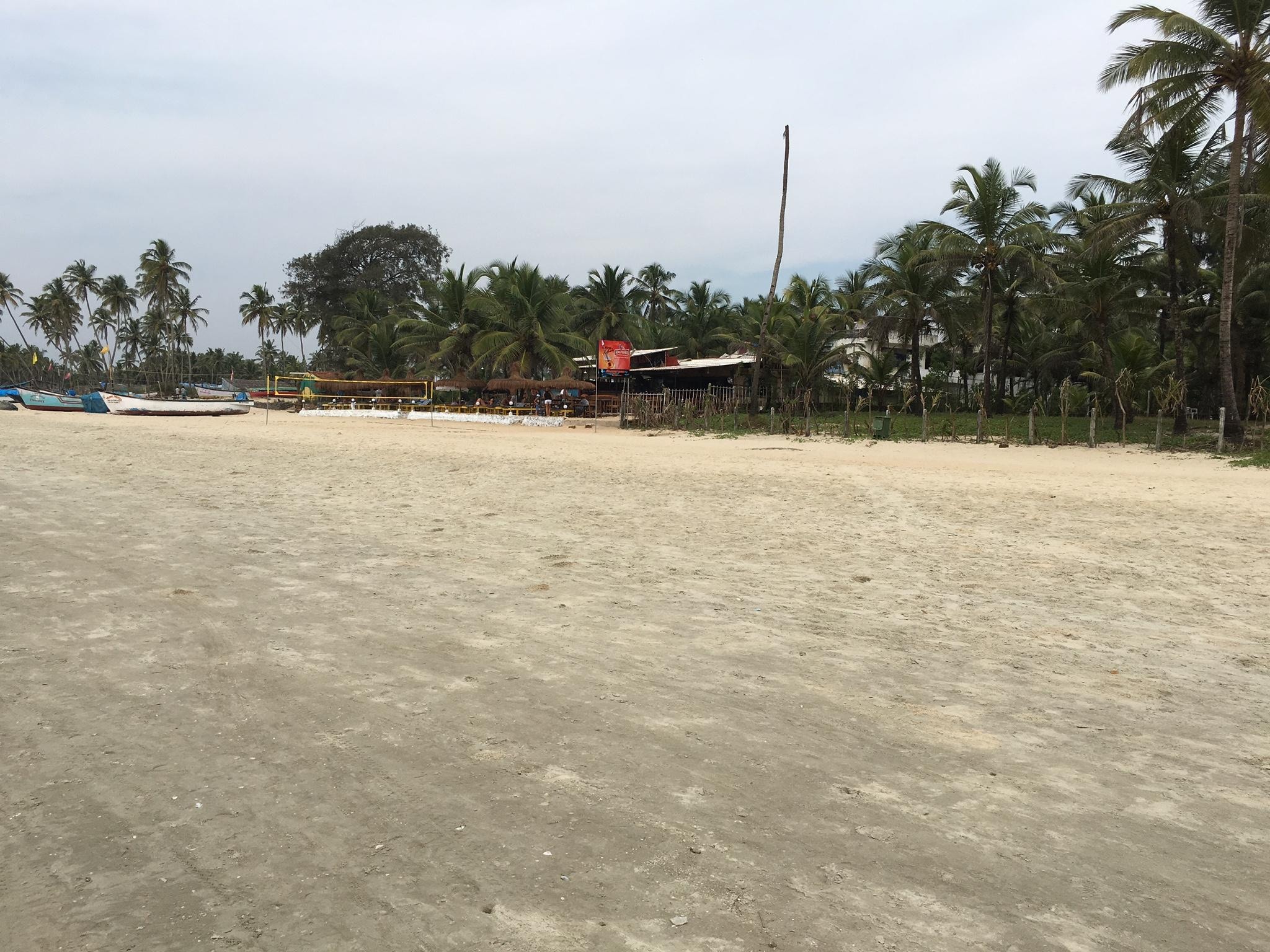 One of the beach shacks