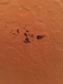 Mystery wall stains