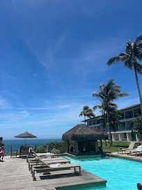 Vista da piscina