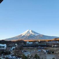 Fuji mountain from room