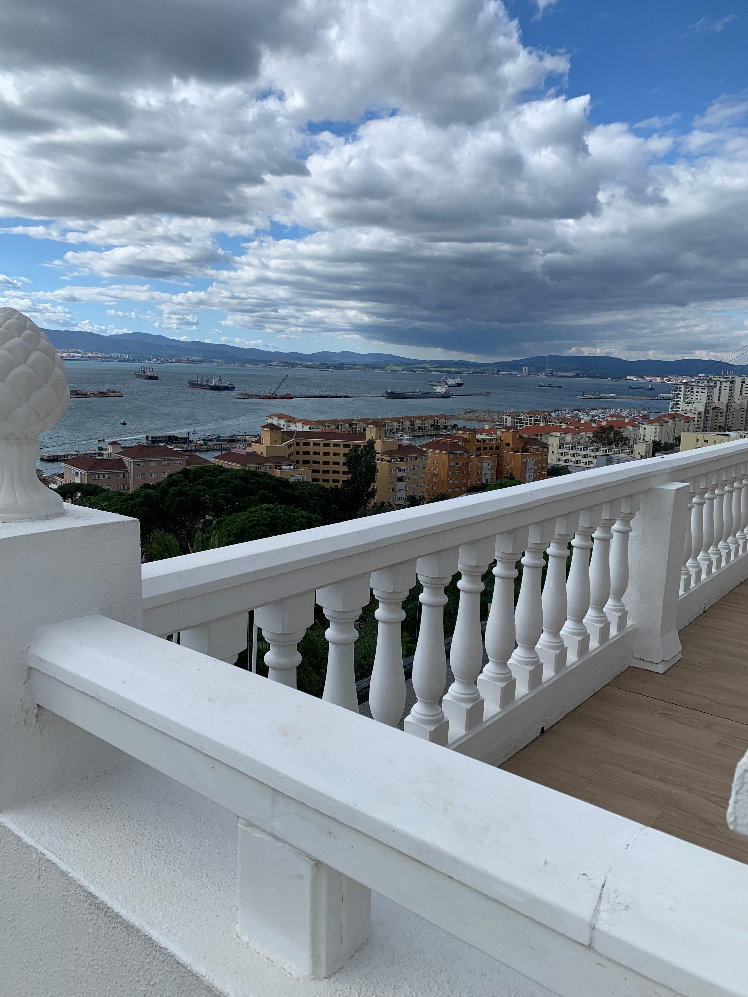 The view from our terrace at the hotel. 
