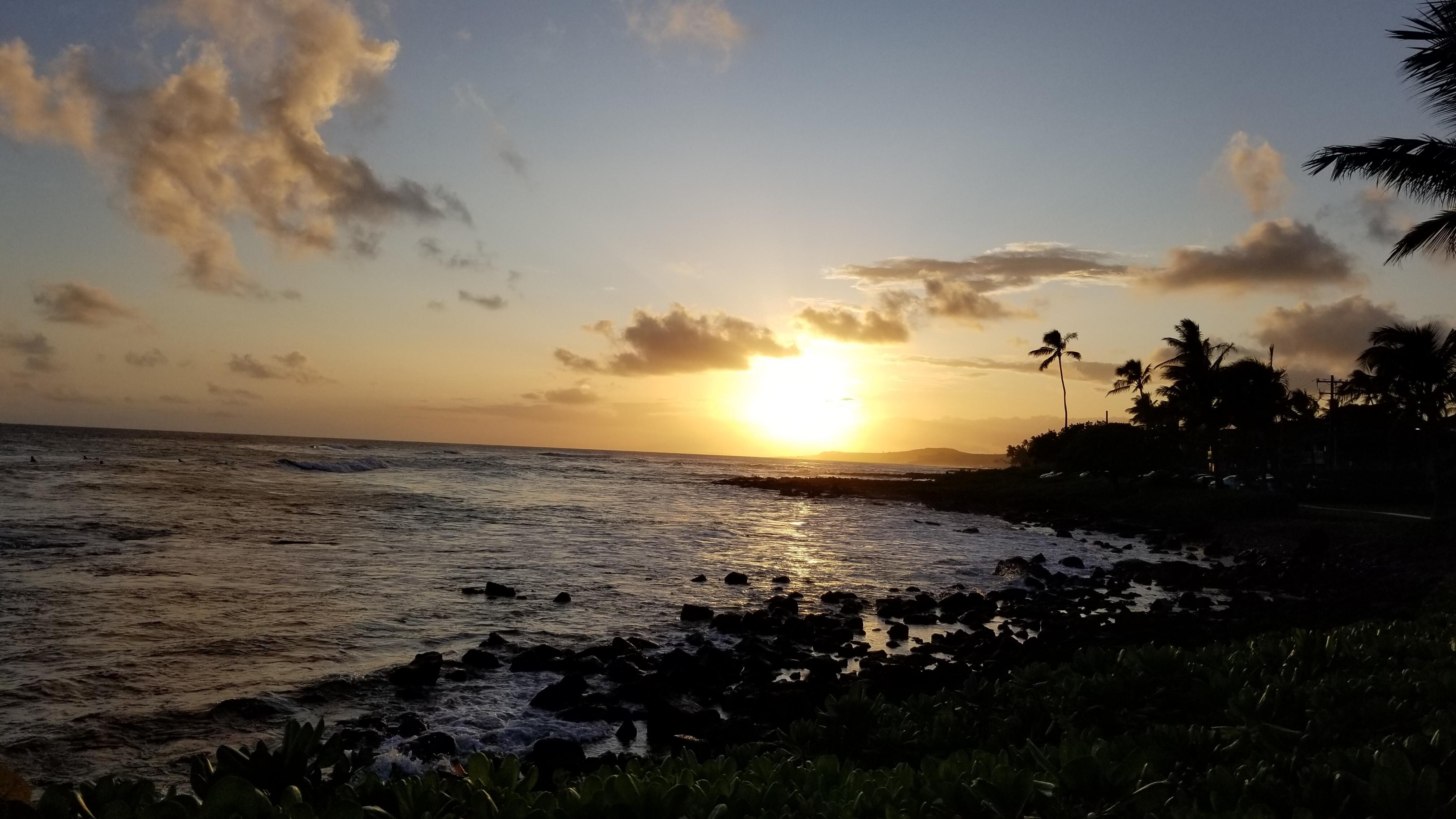 Sunset in front of theRumFire