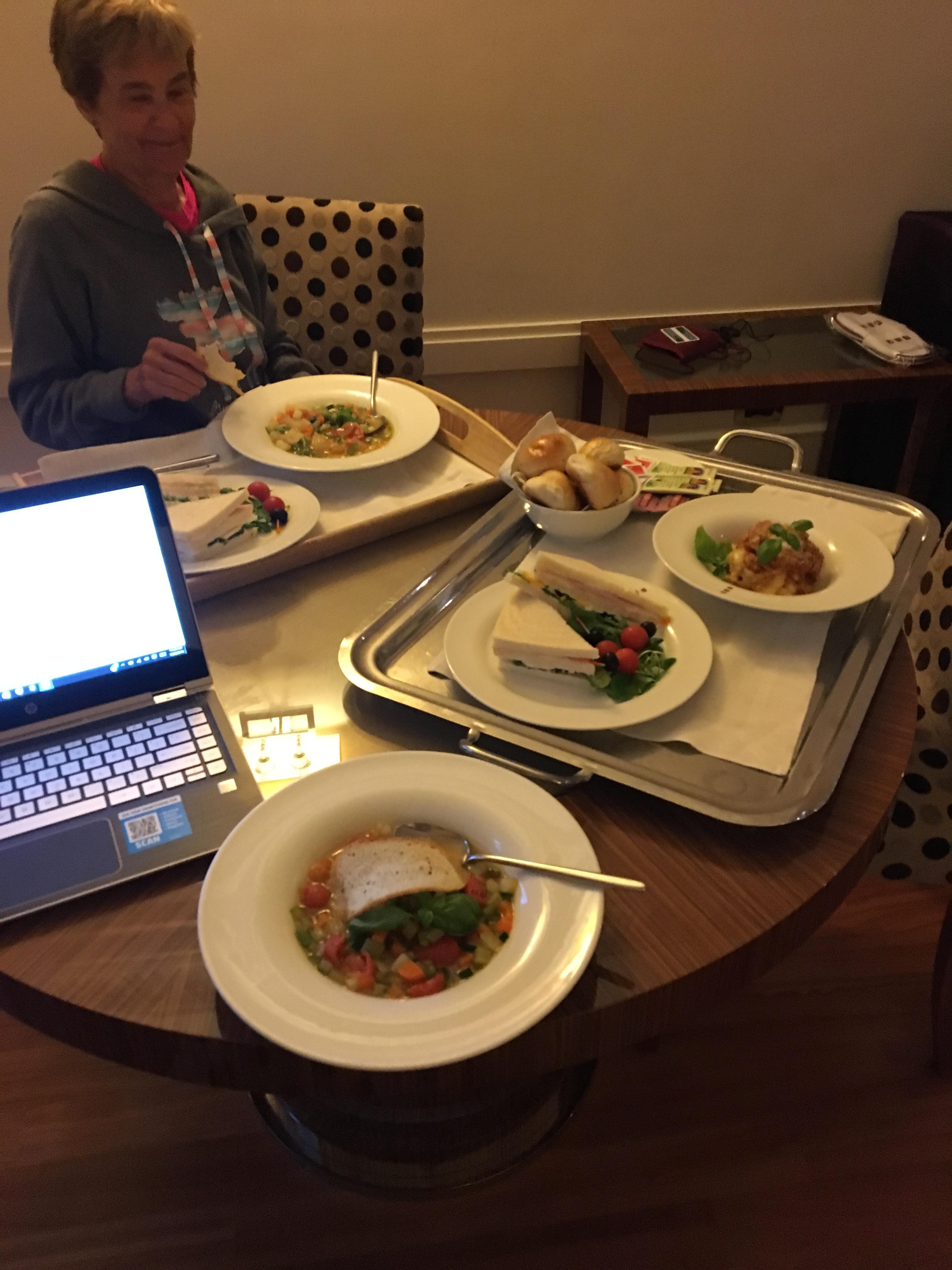 Room service!