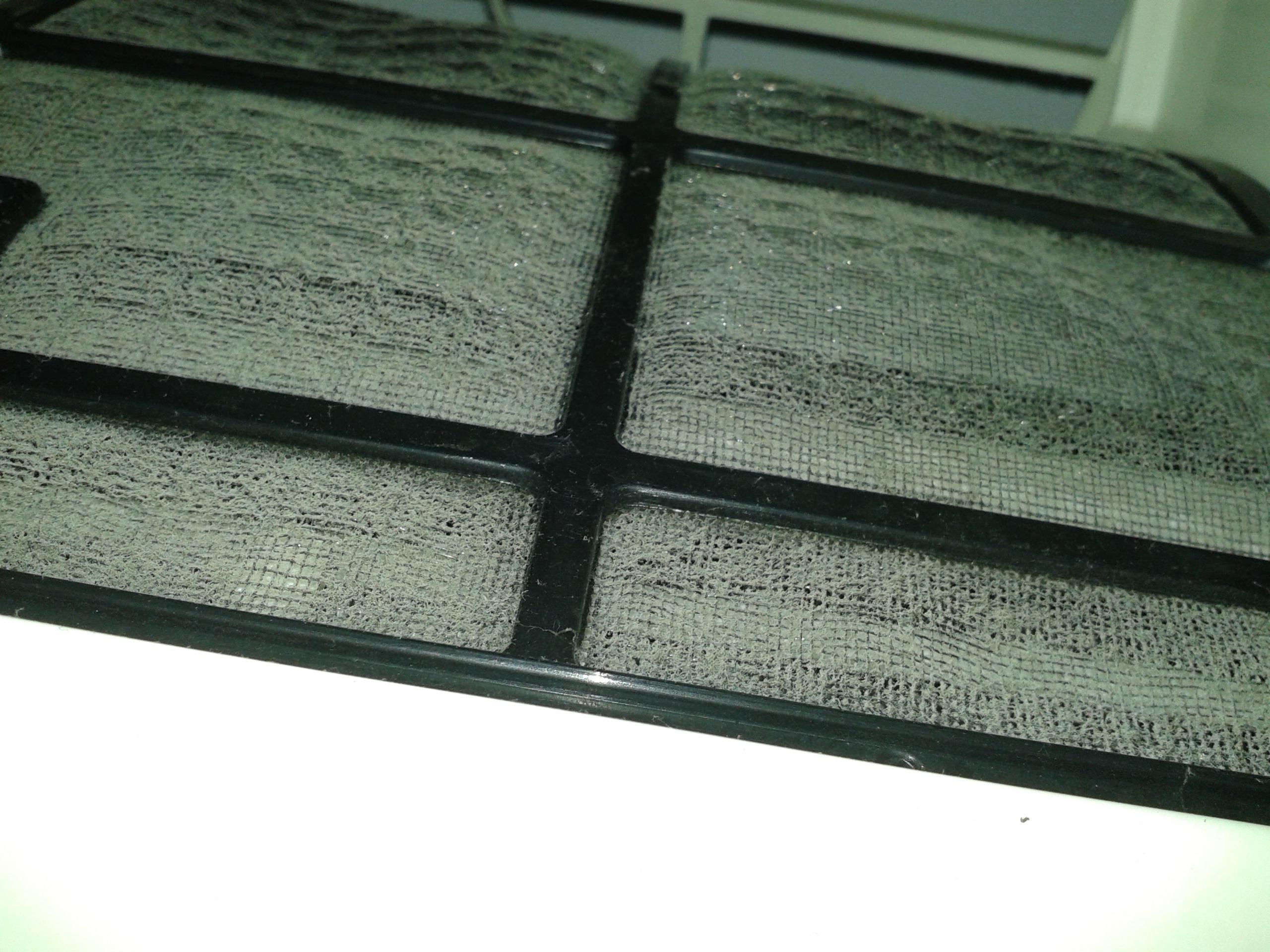 stoffige airco filter 2