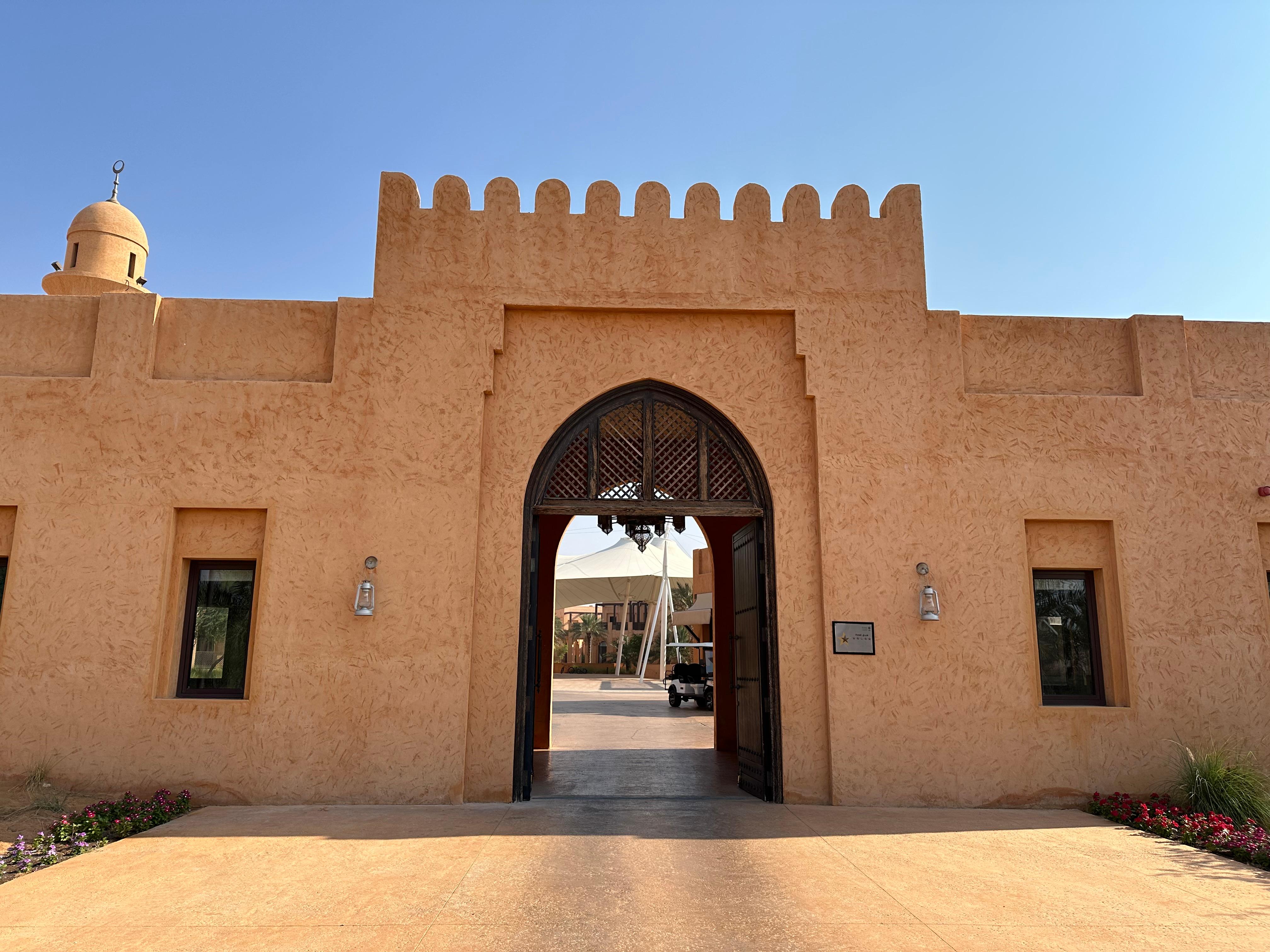 Hotel entrance 