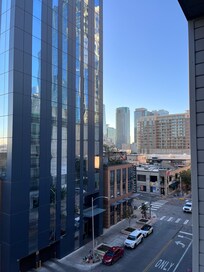 View from the living room (faces Brazos St. )