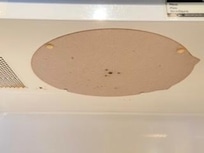 Inside microwave