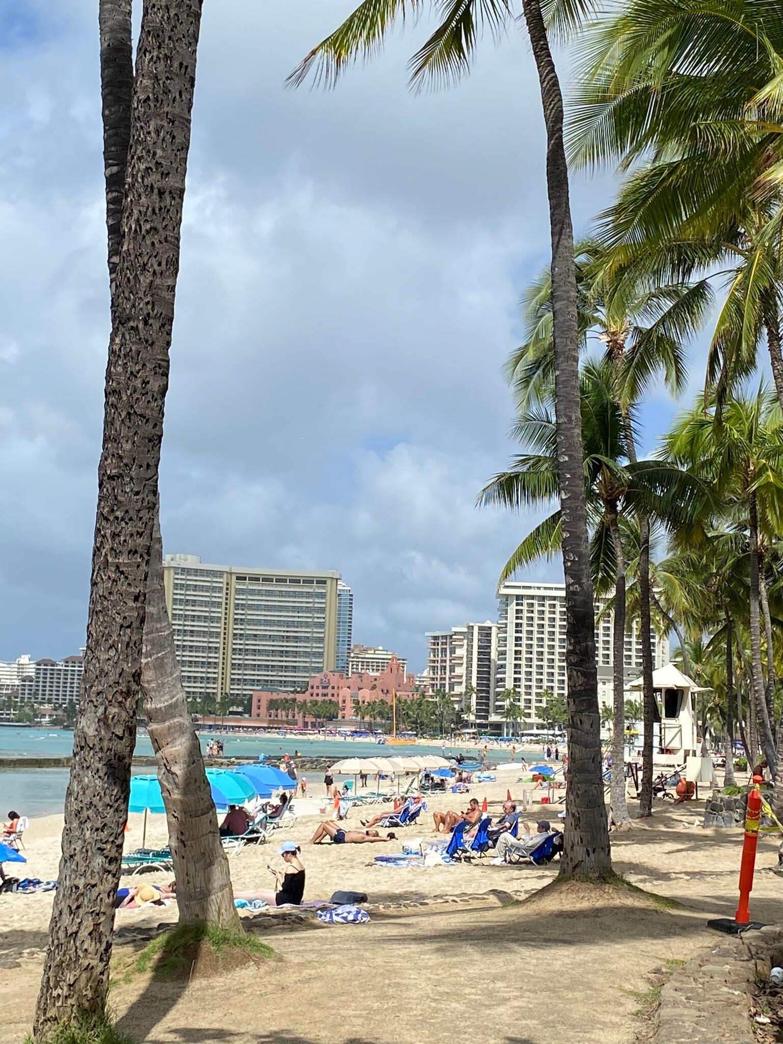 Waikiki Beach in the morning