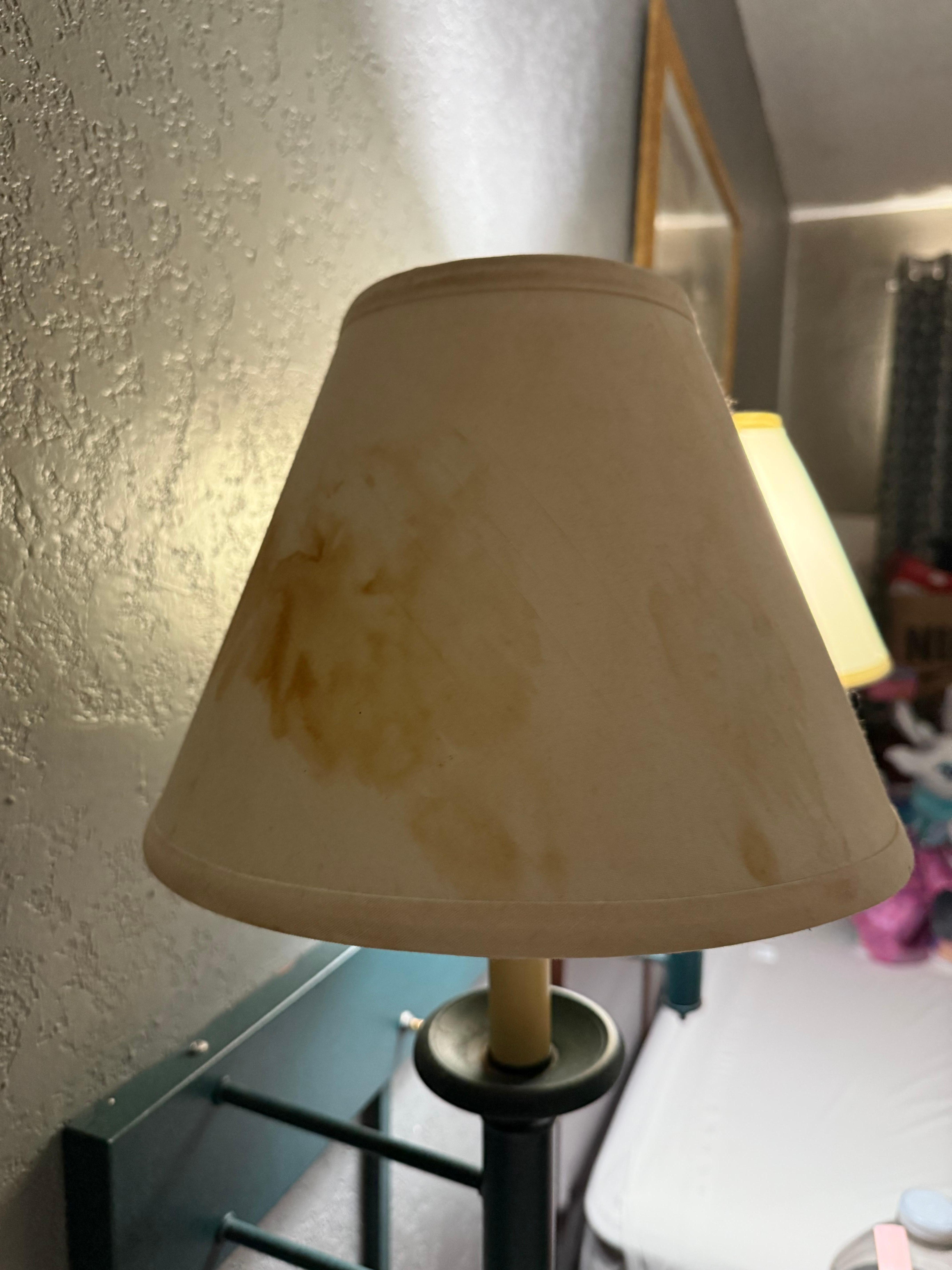 Dirty lamp shade