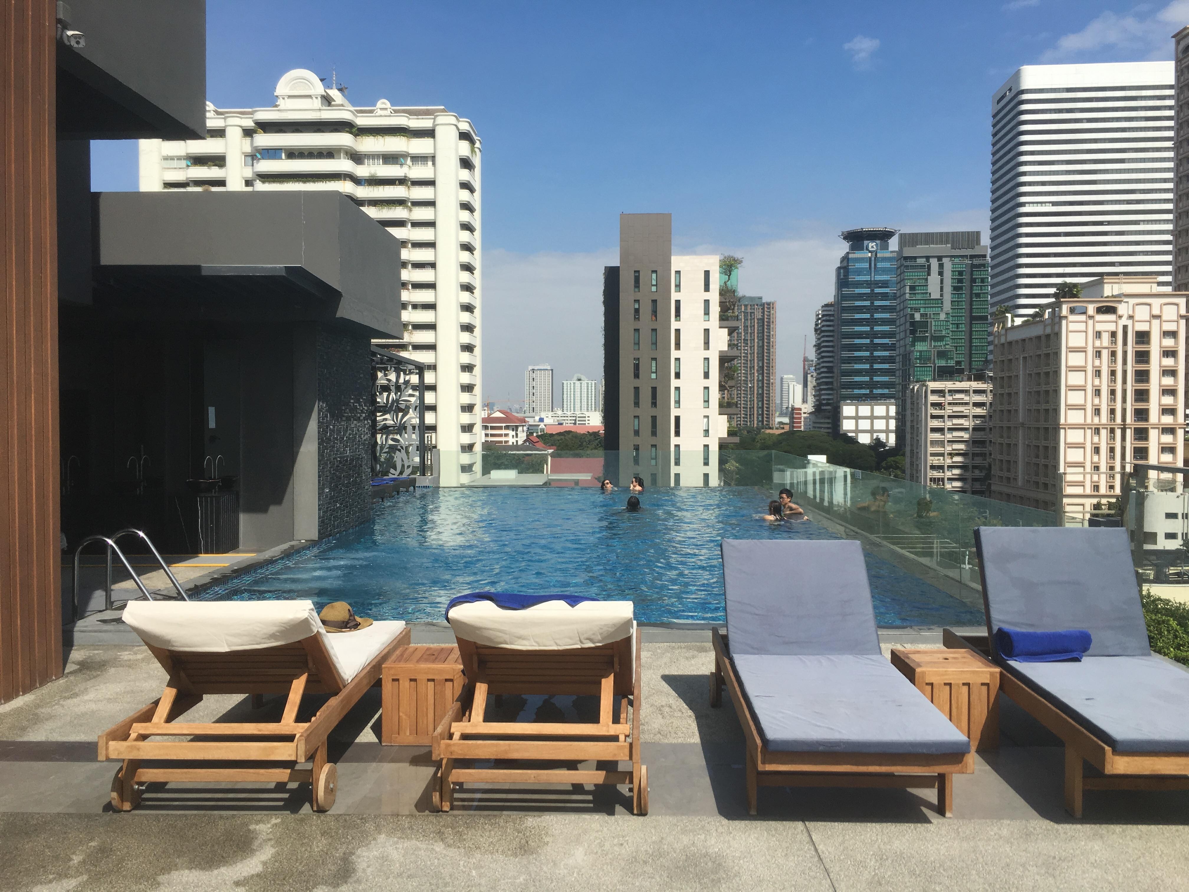 Rooftop pool