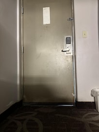 Drafty door frame