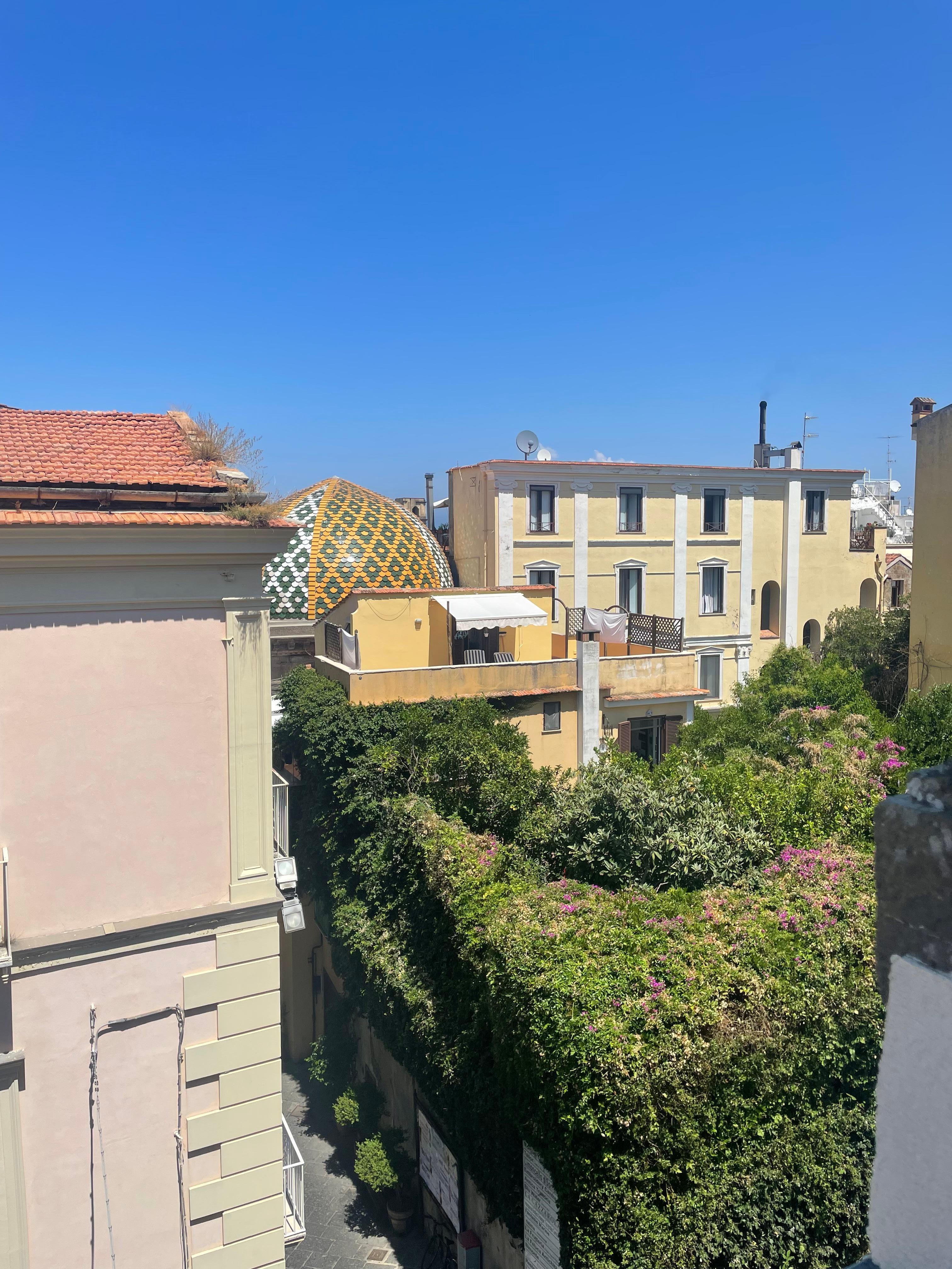 Breakfast rooftop view