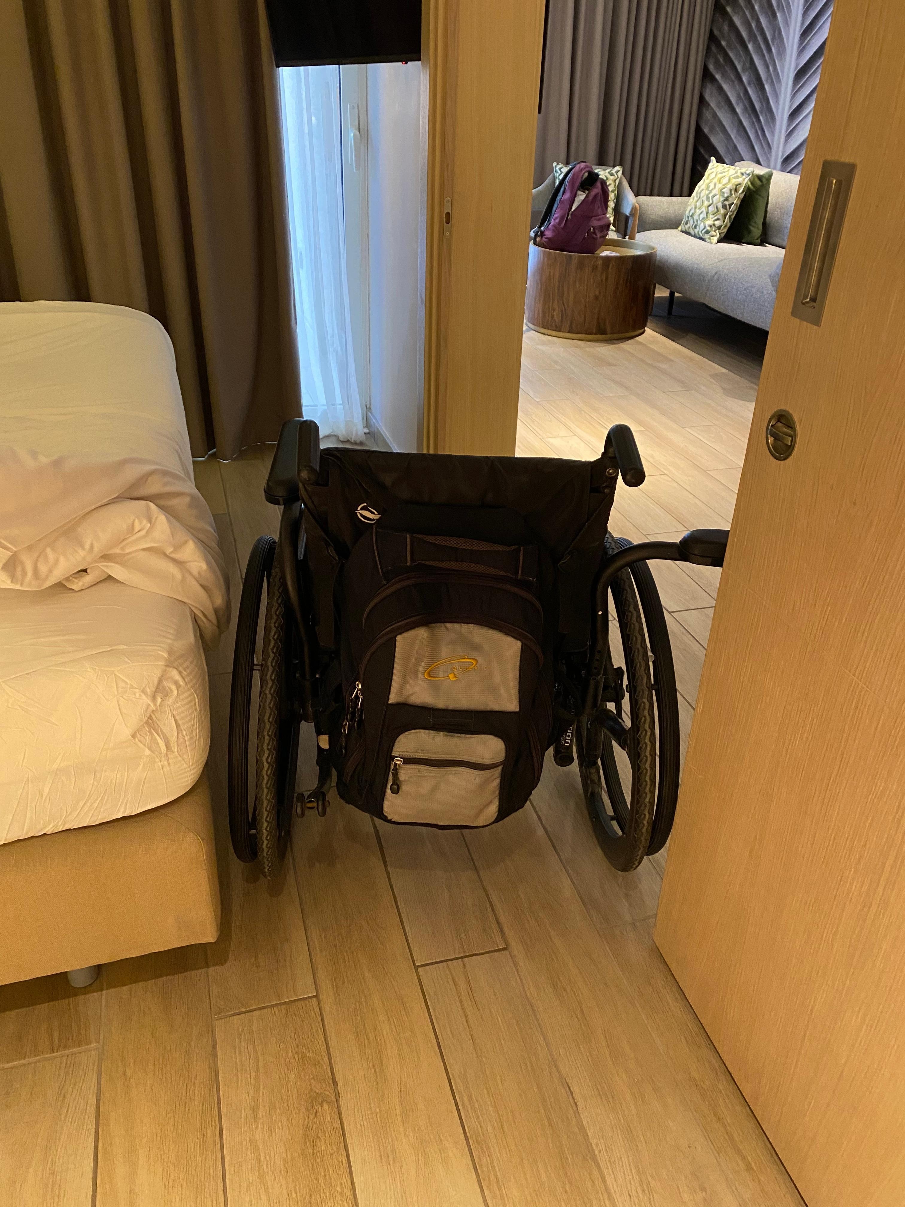 No room to get into the bed