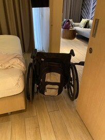 No room to get into the bed