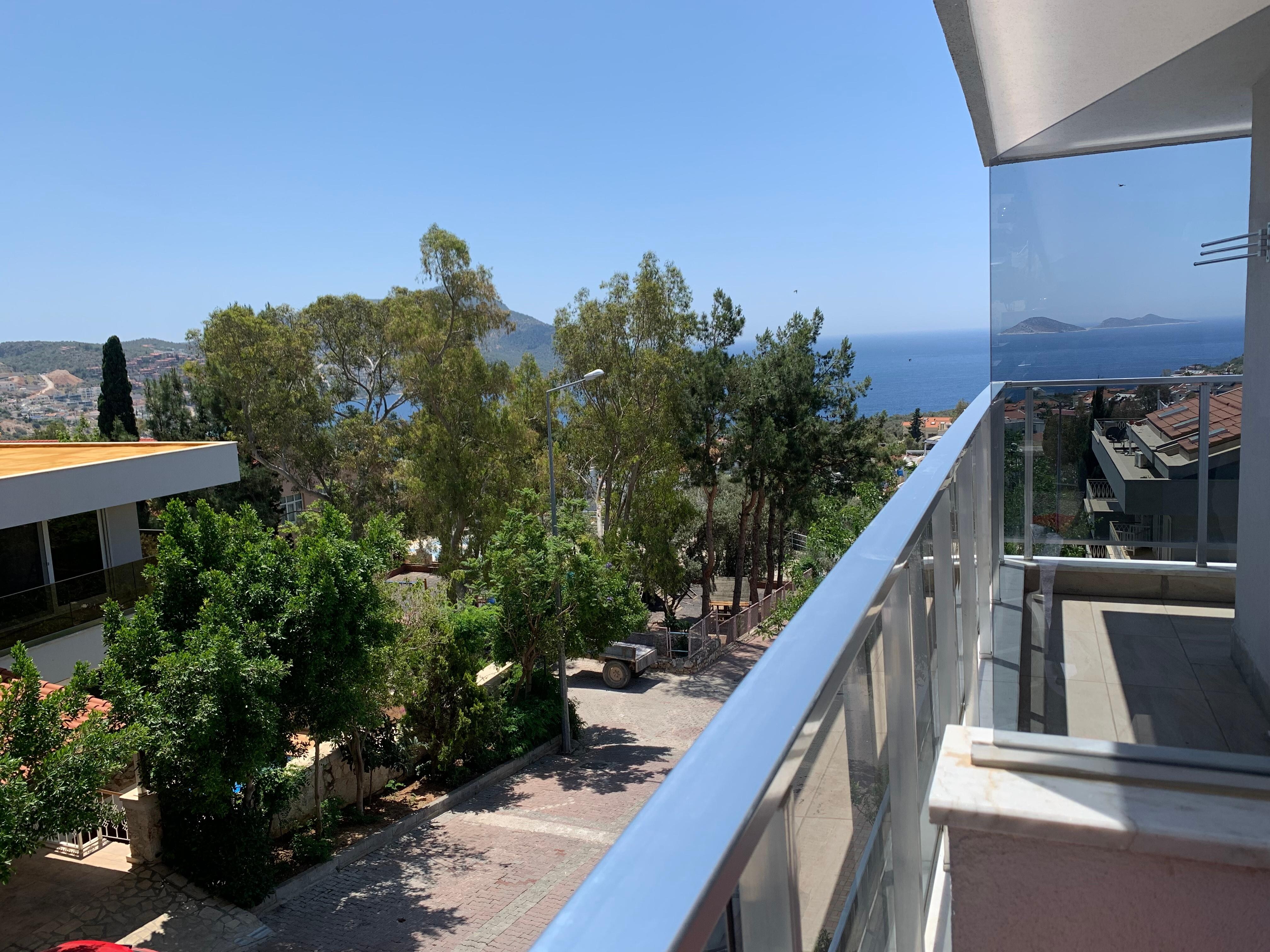 The  view from the partial sea view rooms 