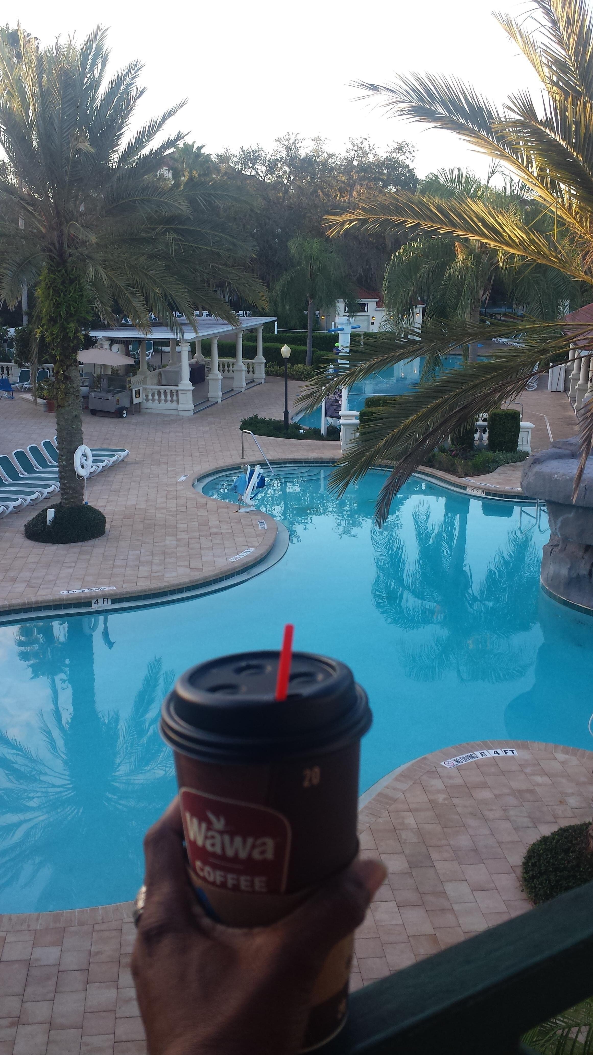 7am view from the upstairs bar/karaoke area