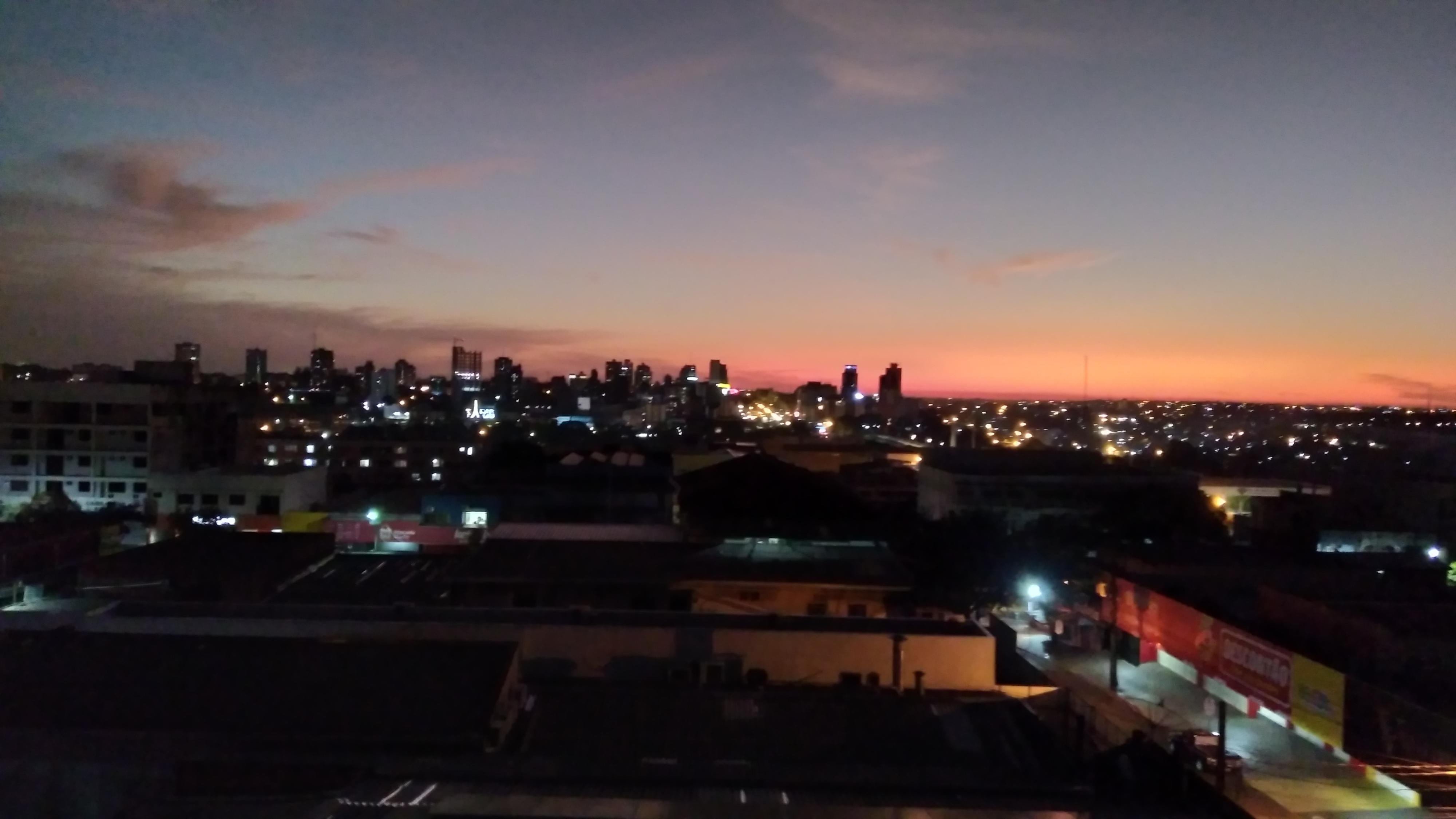 Vista da Cidad del este do nosso quarto
