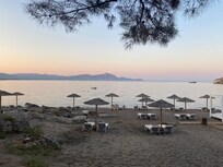 The beach