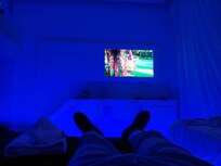 Luce blu molto rilassante