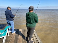 Fishing on the pier