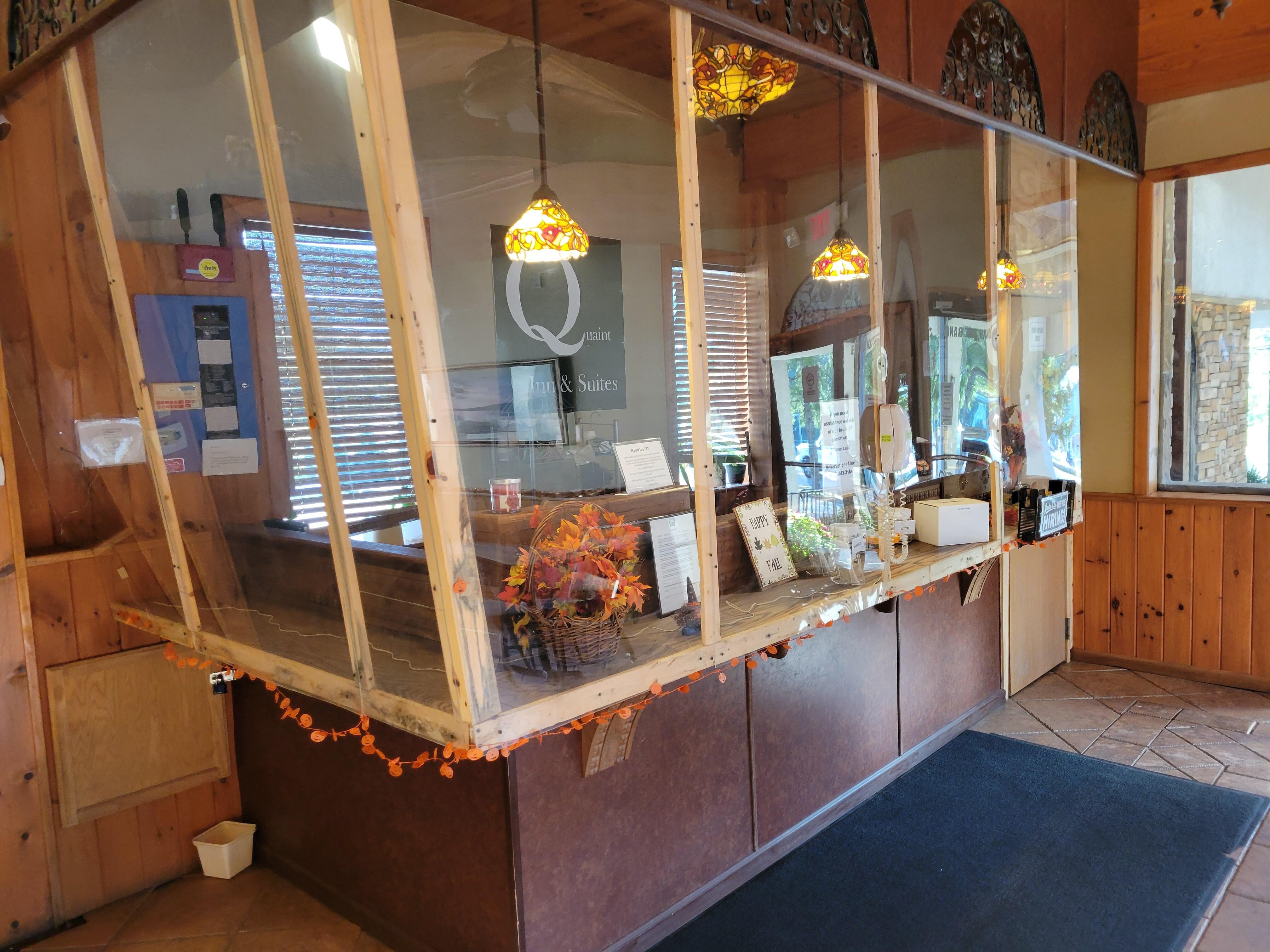 Unmanned front desk