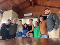 My family and the crew at the place