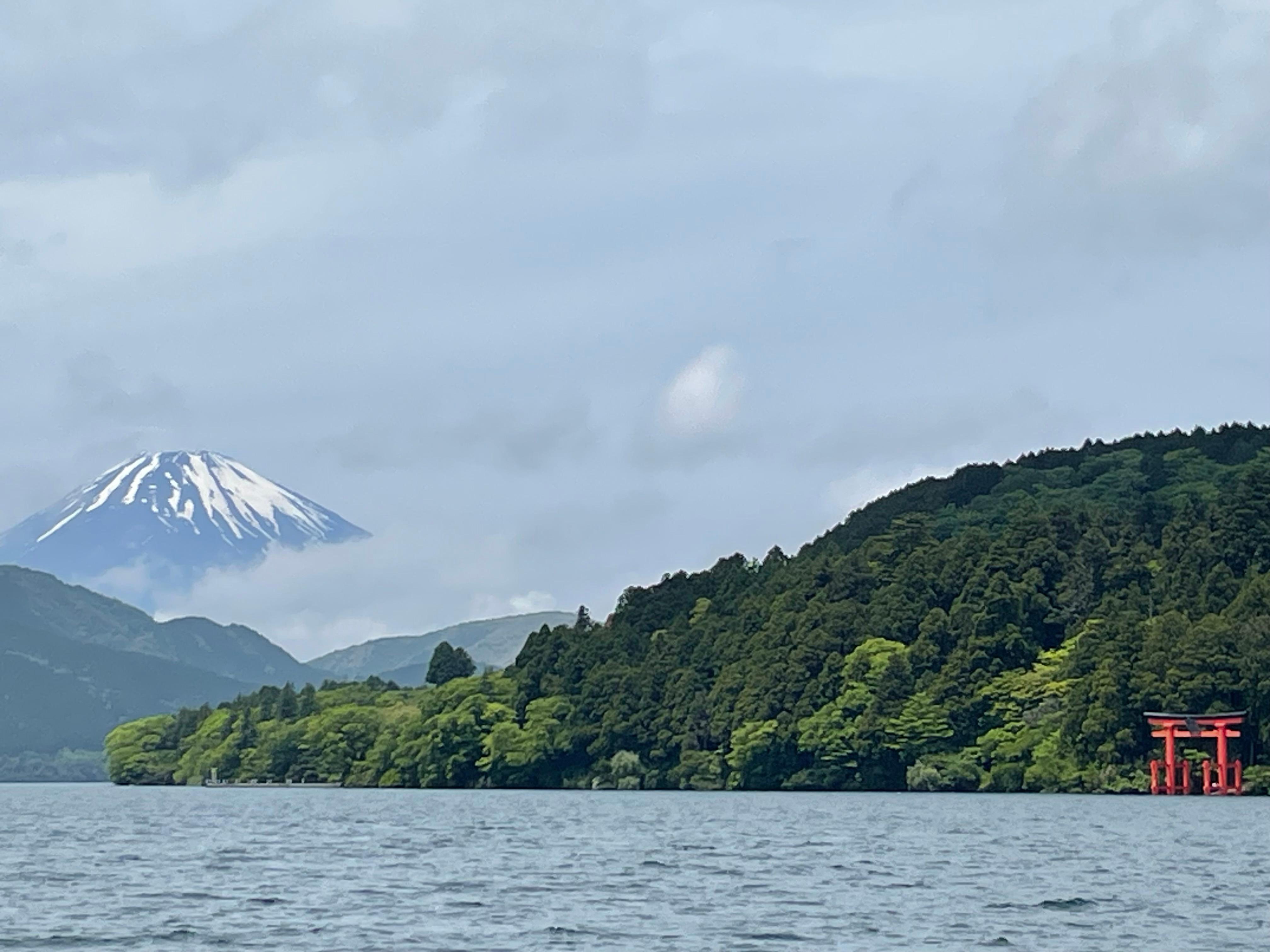 Mt Fuji and the Torii gate