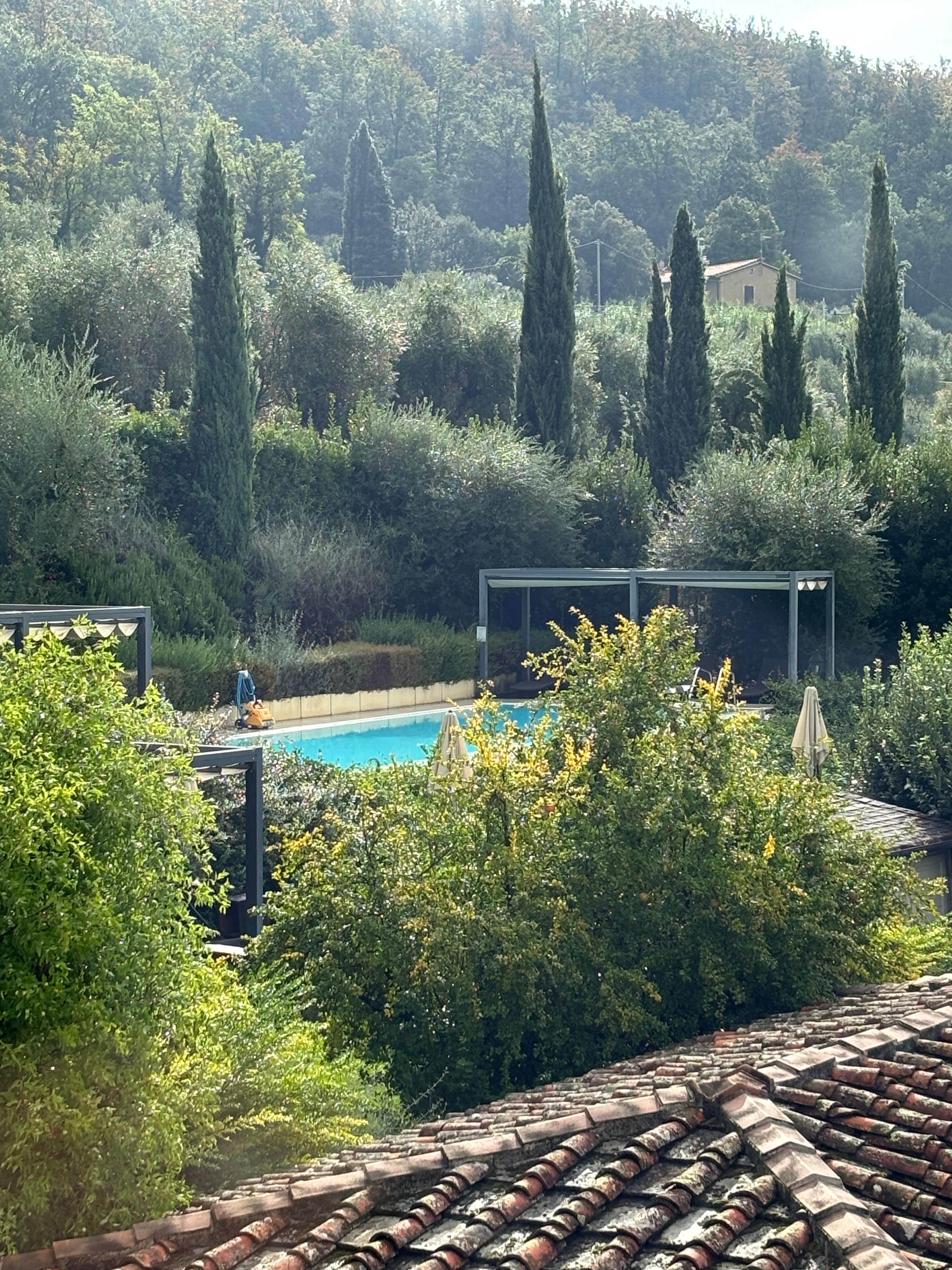 View of the pool from our room