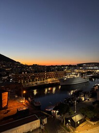 Vista do bar da piscina