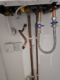 Boiler pipe detached