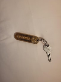 They use physical keys with big key chains. I really liked it; easy to keep, hard to lose, and never gets demagnetized.