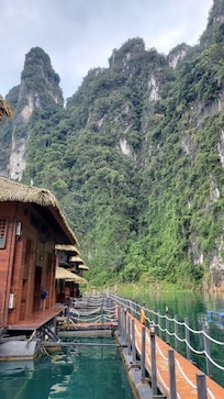 View down the back from lobby