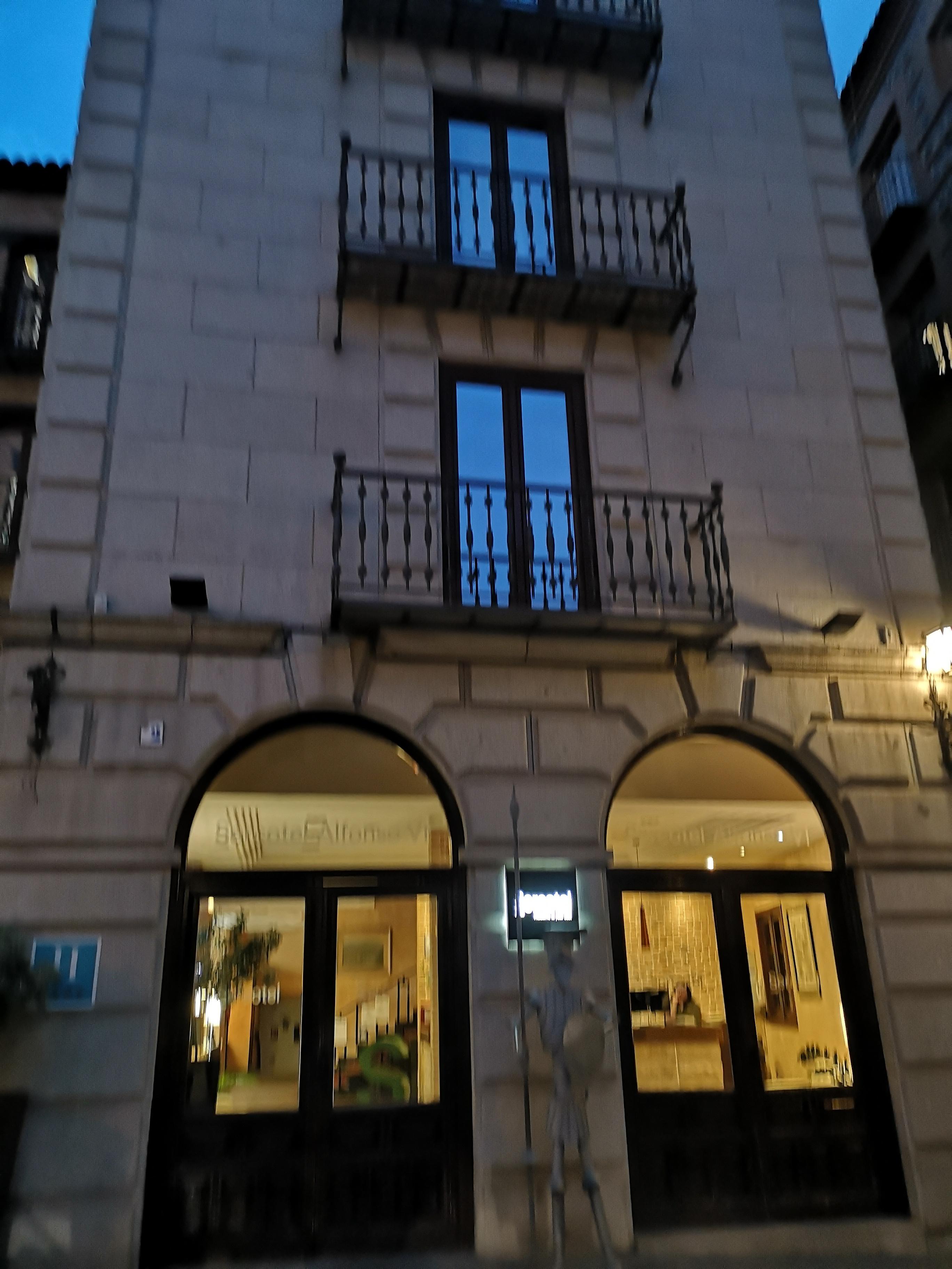 Fachada del hotel