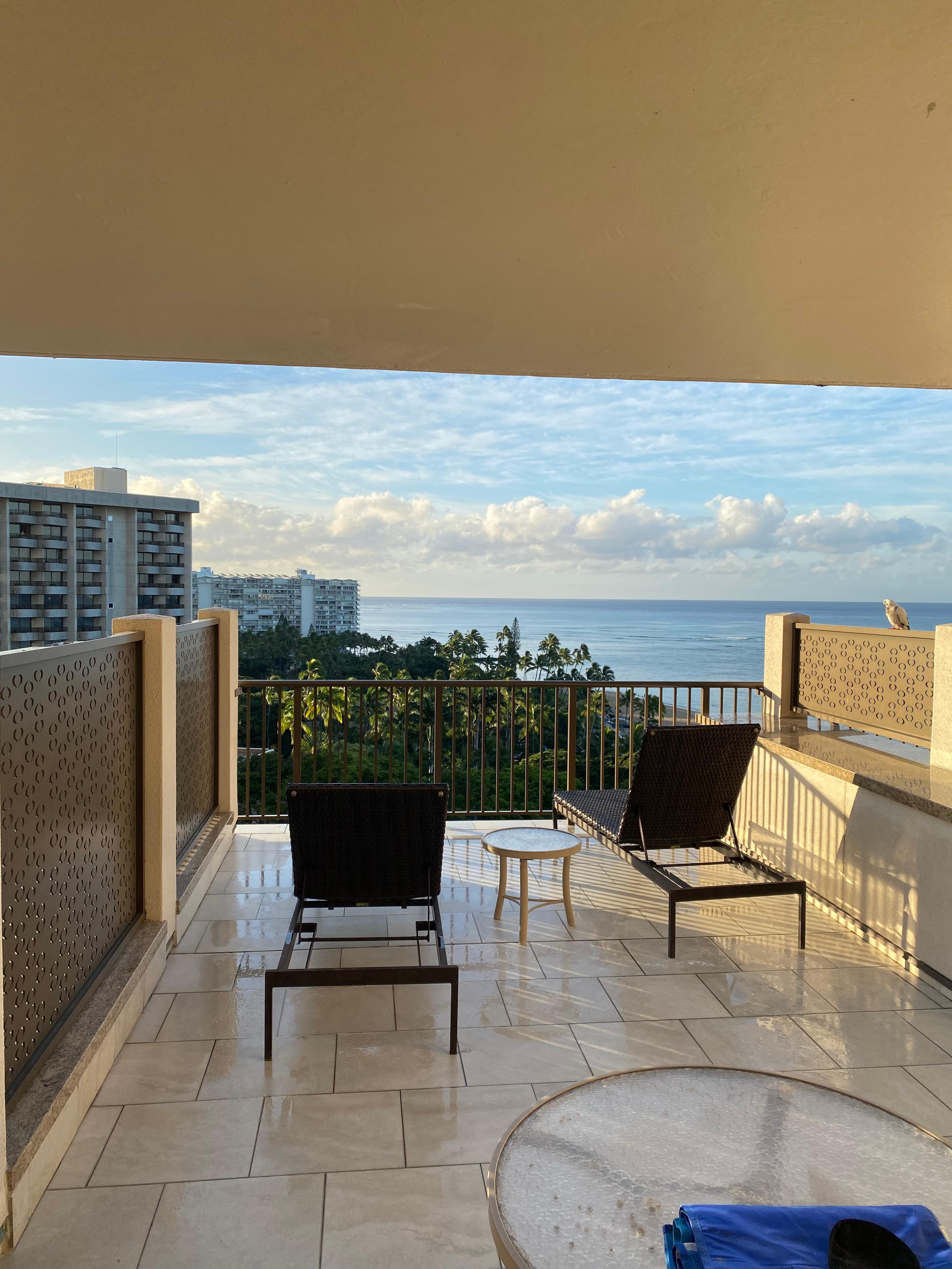 14th floor balcony diamond head tower