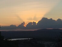 Sunset from the balcony