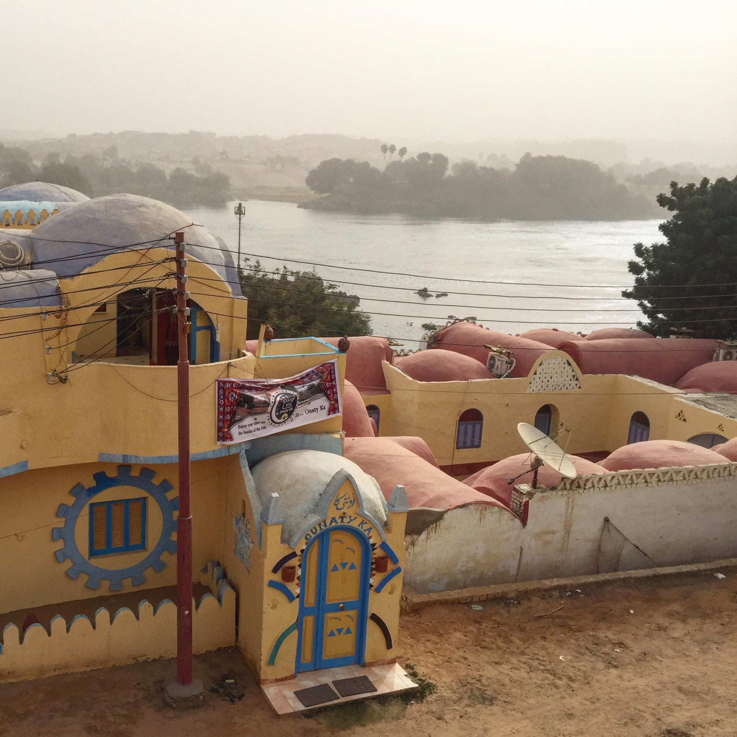 View of the Nile from the balcony