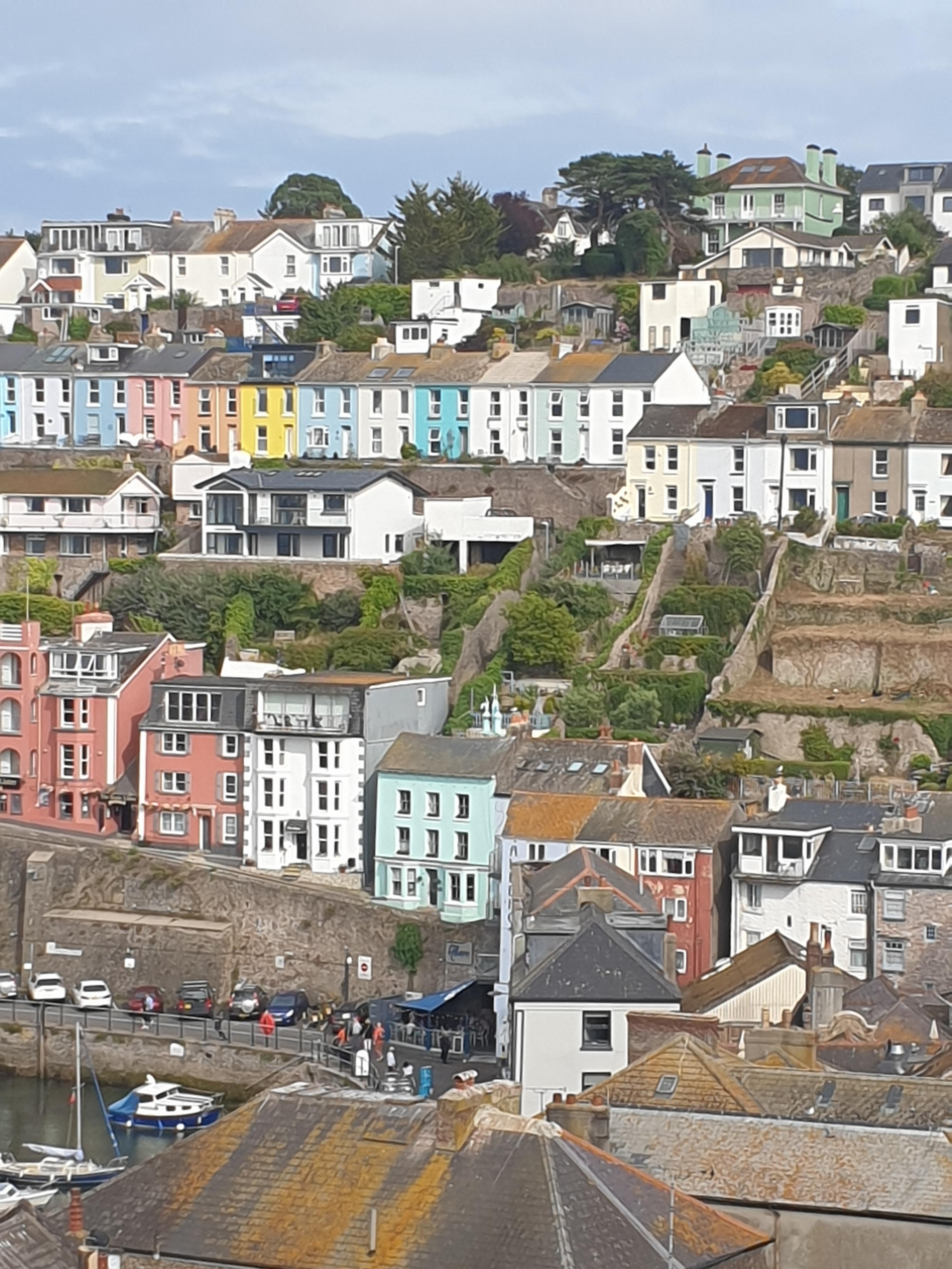 Surrounding residences around Brixham Harbour.
Beautiful scenery!