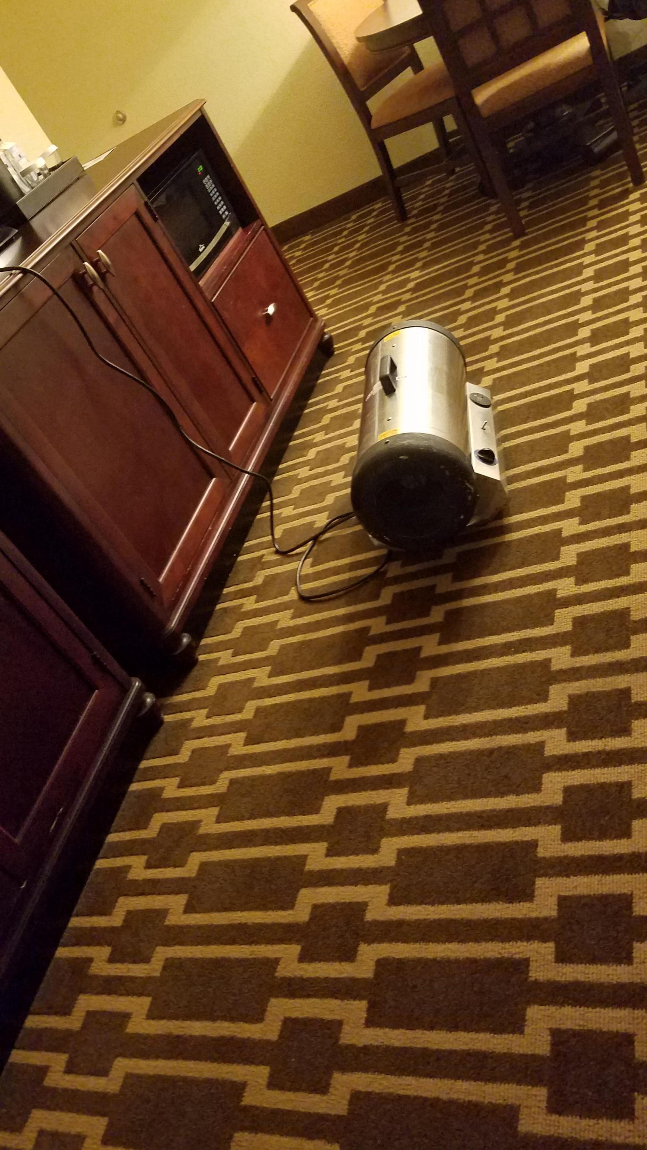 This was left in the 2nd room