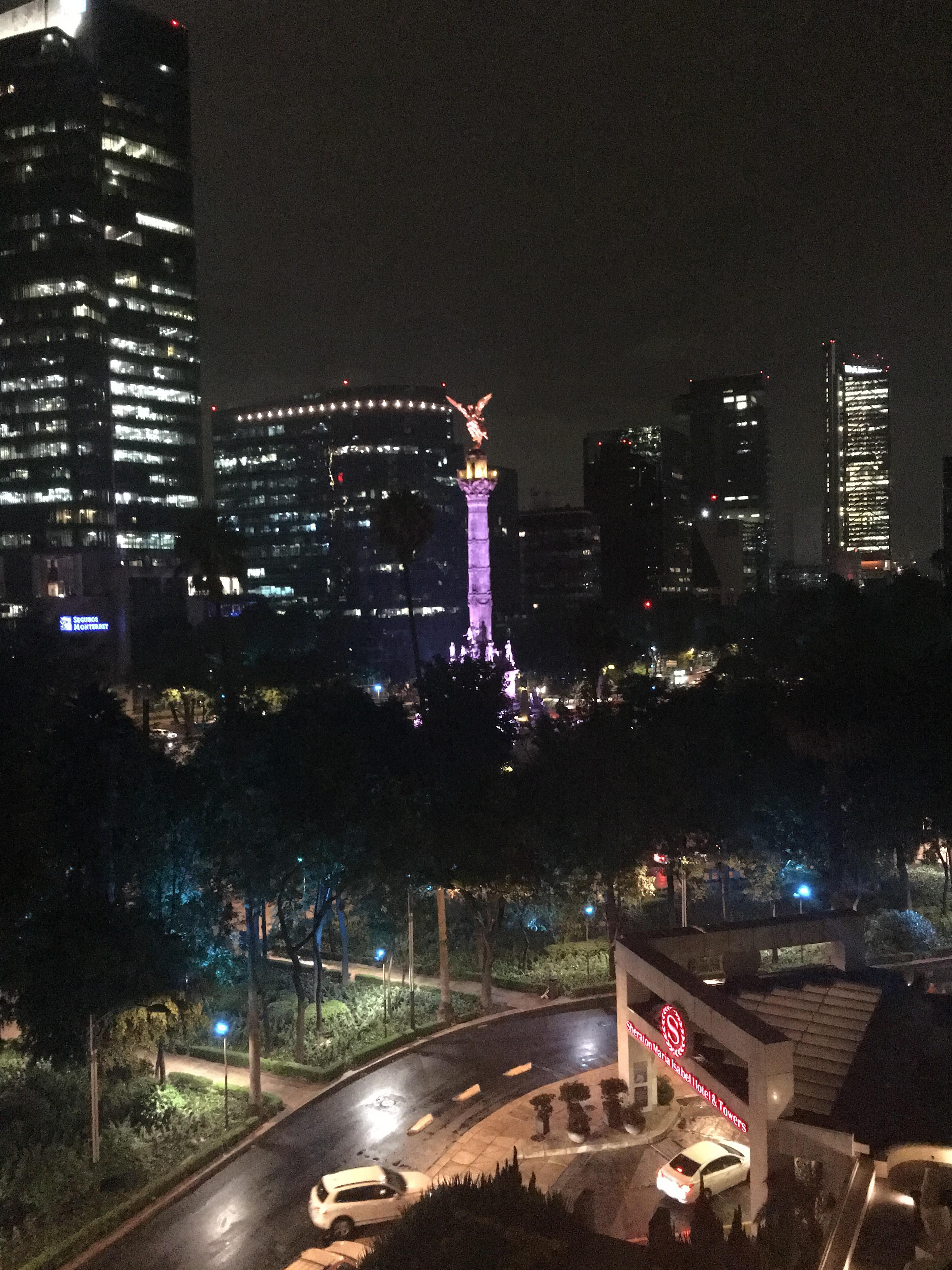 View at night
