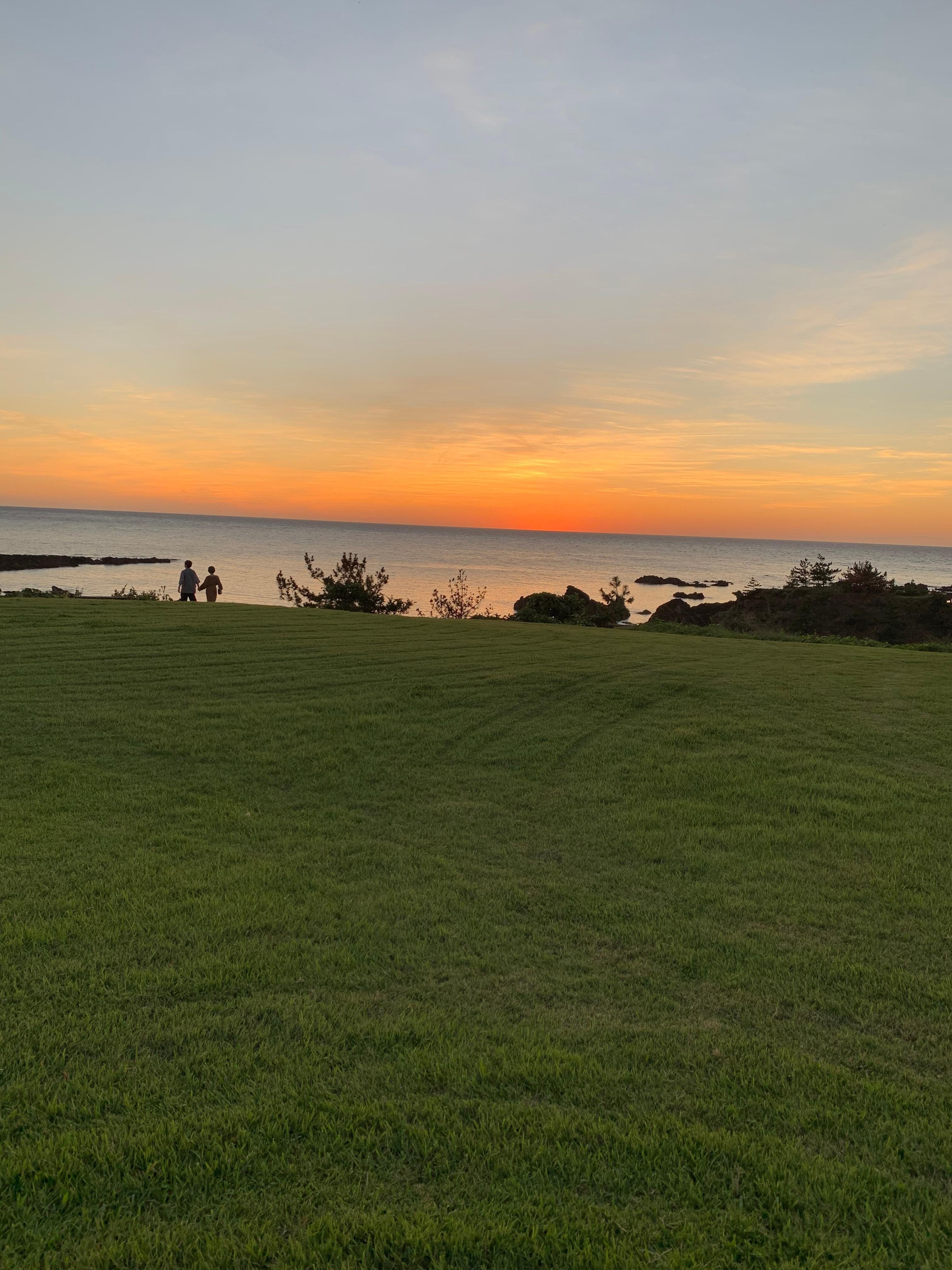 夕日がとても綺麗でロケーションが最高。