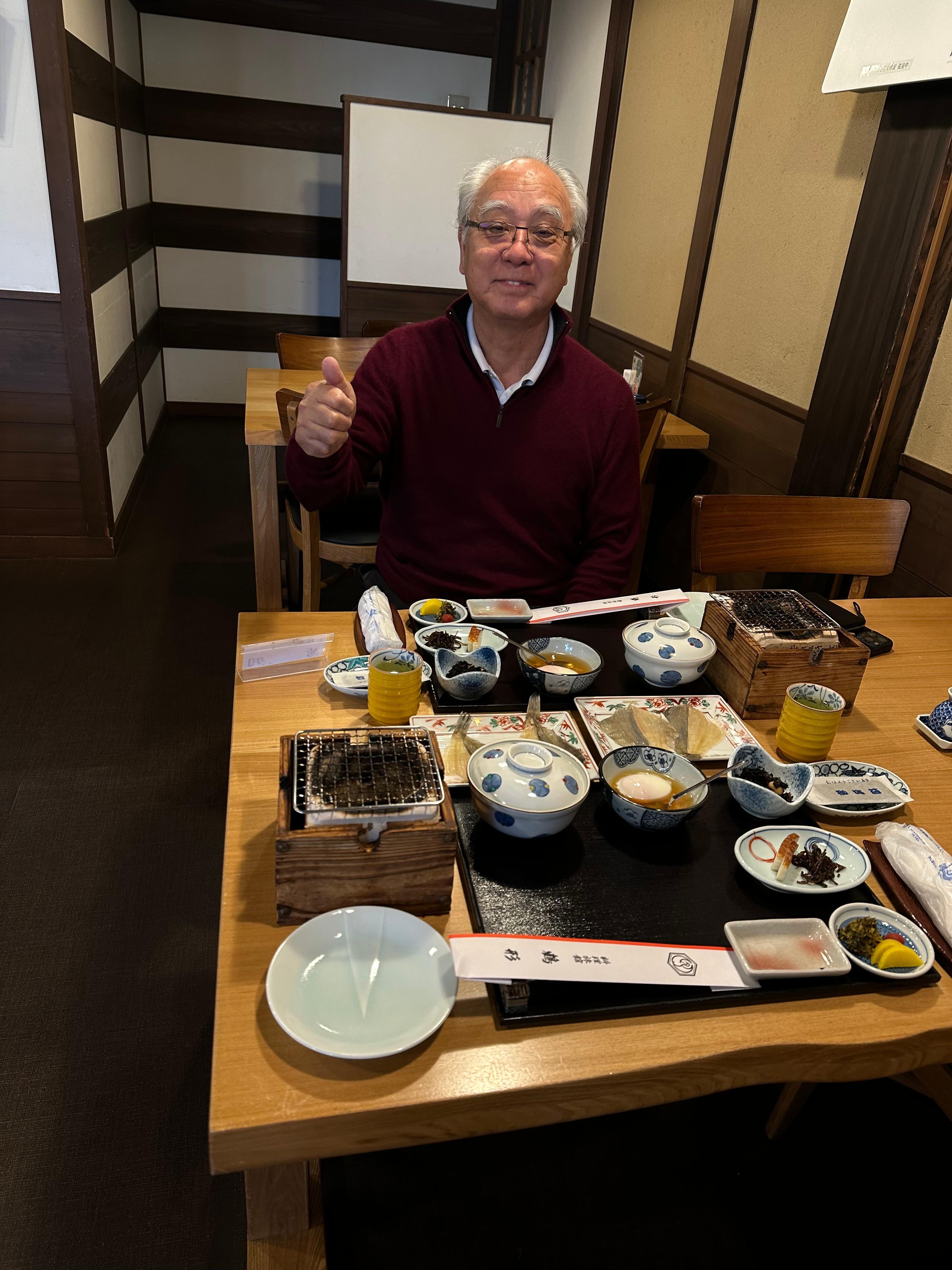 We enjoyed Japanese style breakfast. 