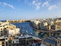 Vue depuis la terrasse de l'hôtel